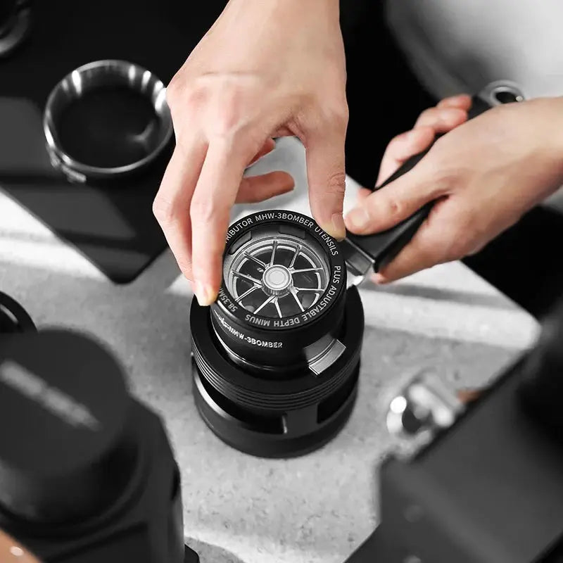 MHW-3BOMBER Yu Series Infinite Coffee Distributor black 58.35 mm MHW-3BOMBER