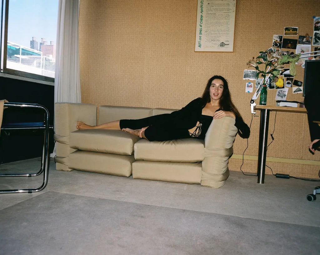 Muller Van Severen - Pillow Sofa in Leather BD Barcelona