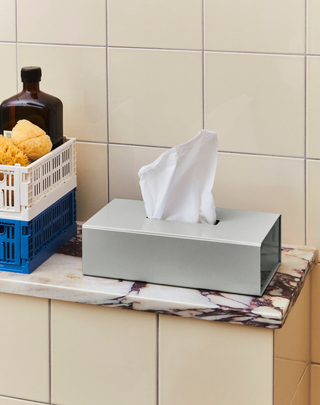 Colour Storage Tissue Box HAY
