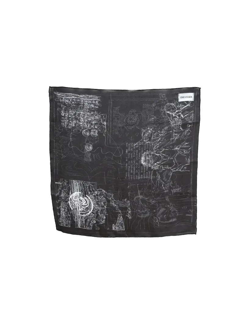 Vivienne Silk Scarf Fine Chaos