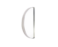 Recess Mirror | Aluminum | Large Semi Circle Frama