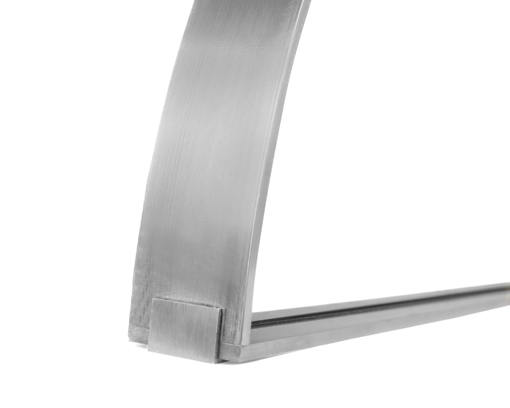 Recess Mirror | Aluminum | Large Semi Circle Frama