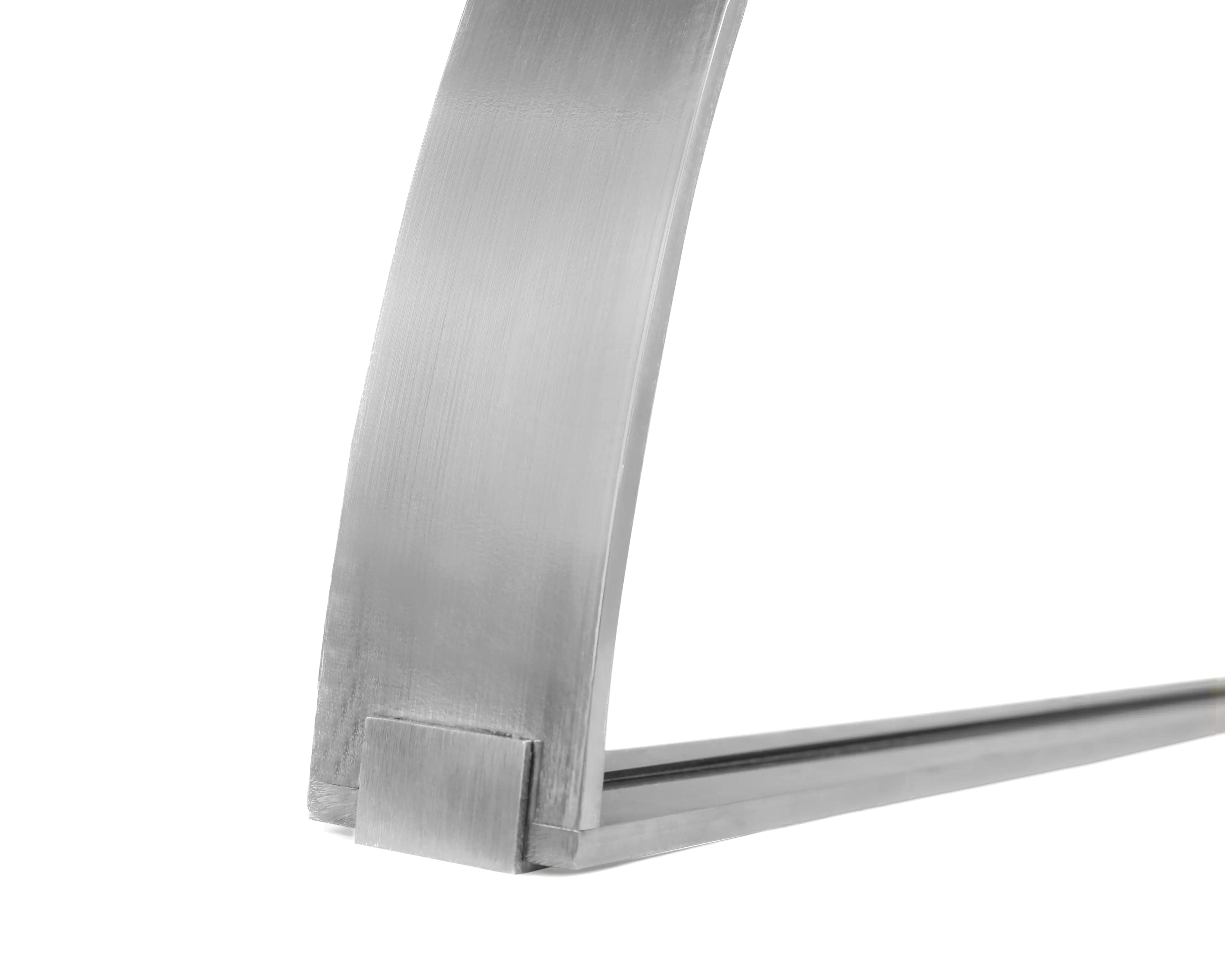 Recess Mirror | Aluminum | Large Semi Circle Frama