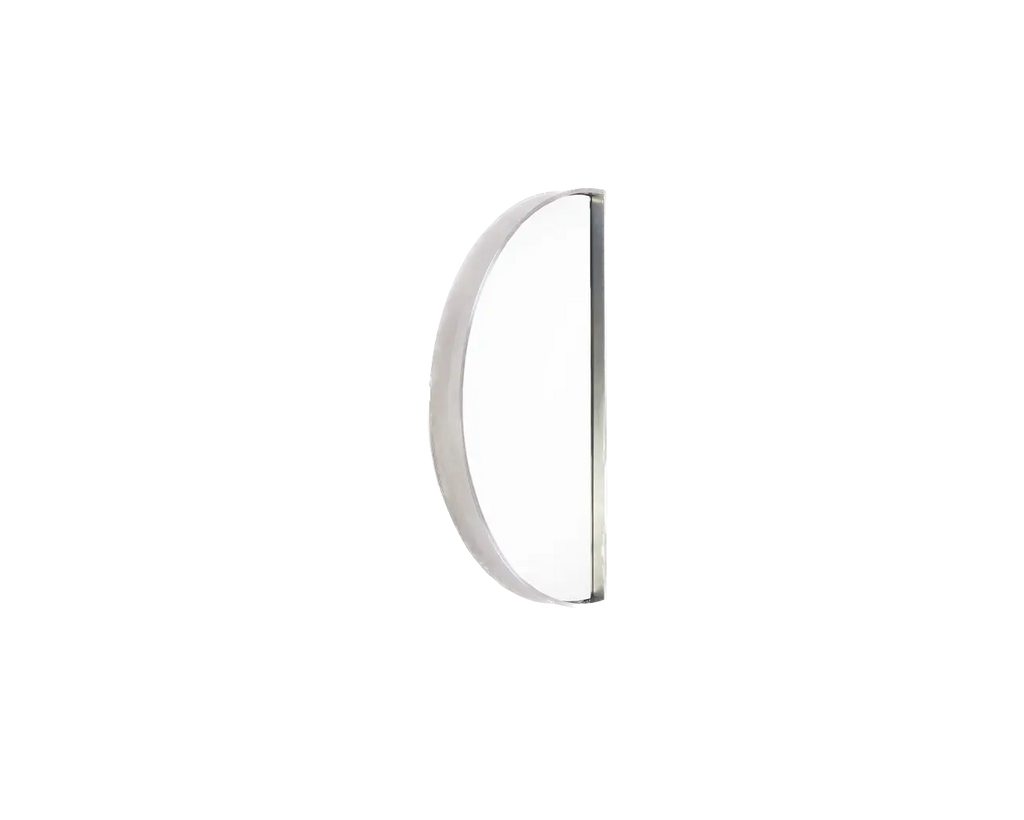 Recess Mirror | Aluminum | Small Semi Circle Frama