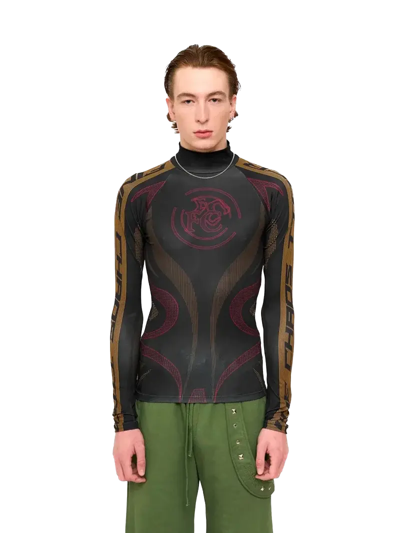 The Dreamers Club Top - Black/Red Fine Chaos