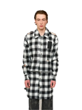 Reversible Distressed Flannel shirt Fine Chaos