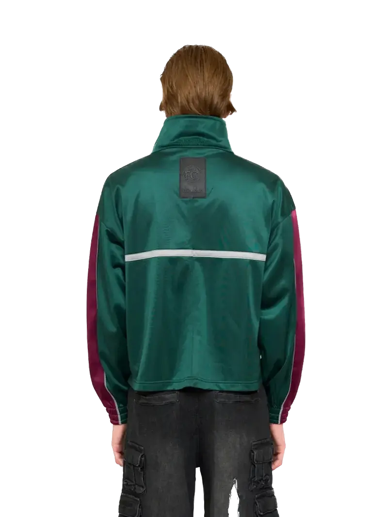 Dreamers Lounge Tracksuit Top - Green Fine Chaos