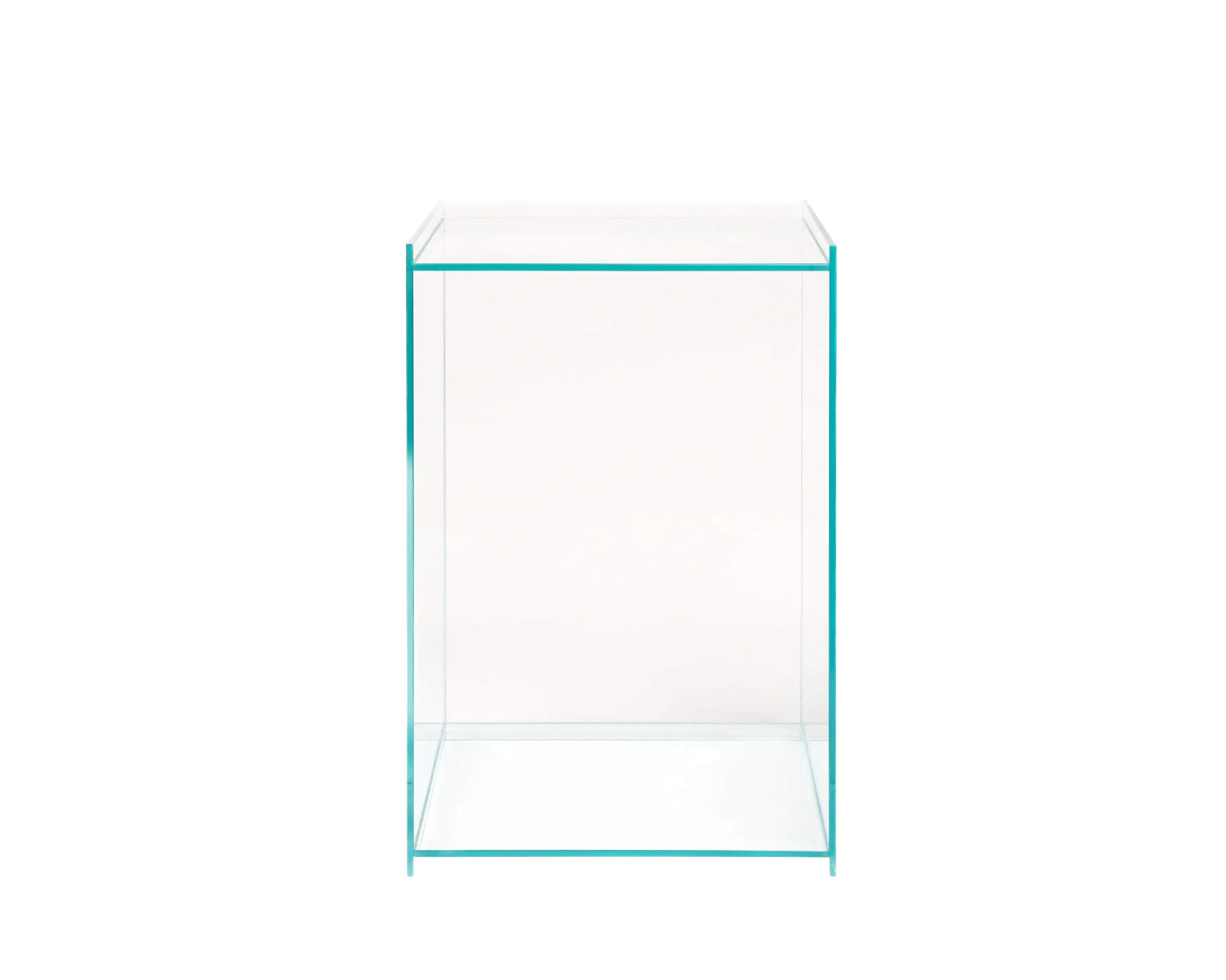 Rivet Box Table | Glass Frama