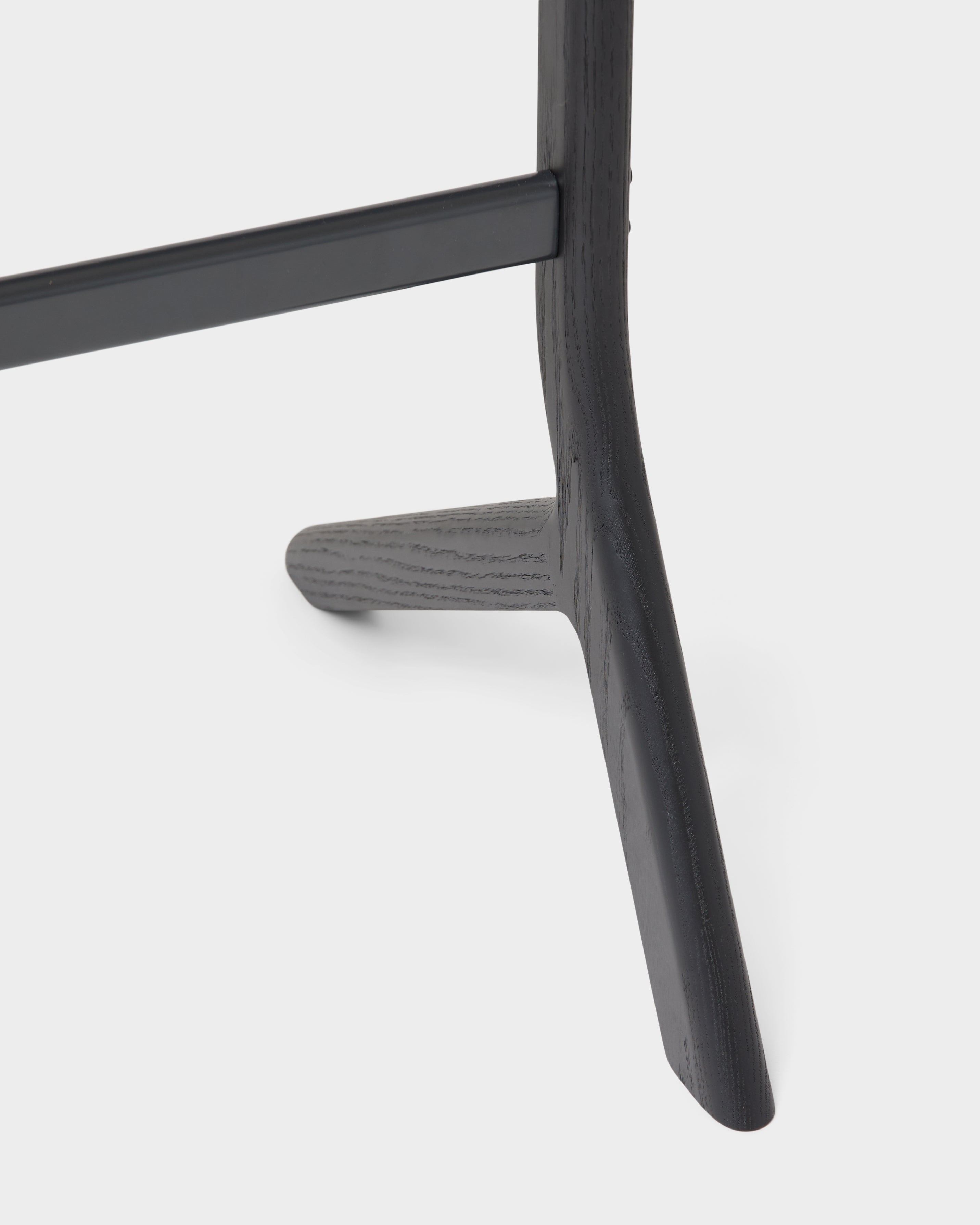Hopper - Black Oak Pedestal