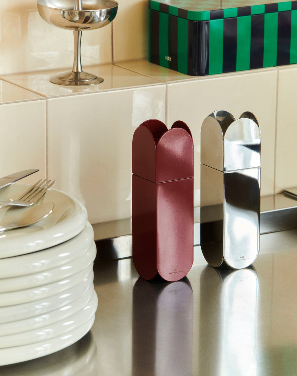 Arcs Salt & Pepper Grinder HAY