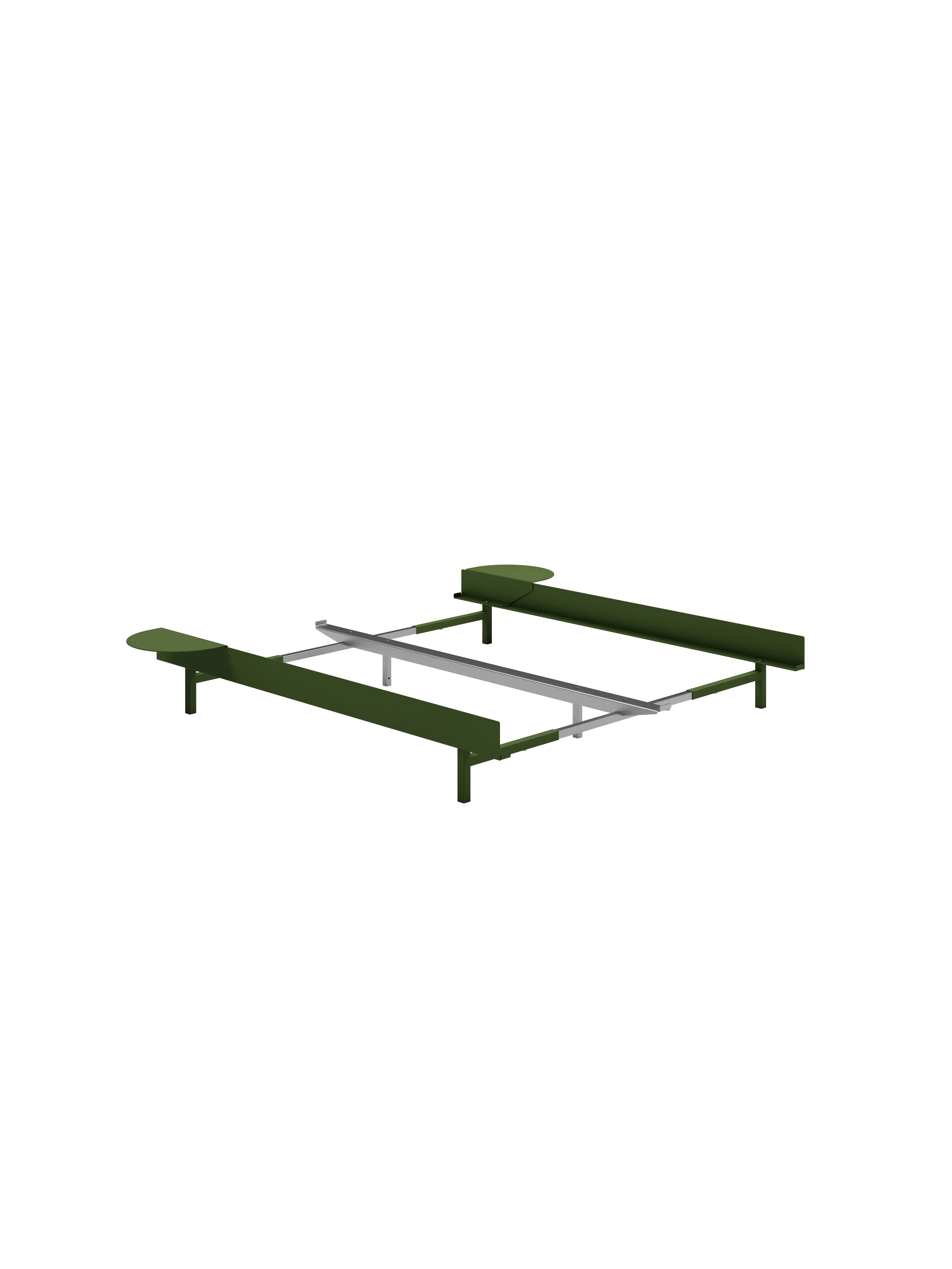 Bed - Pine Green Low MOEBE