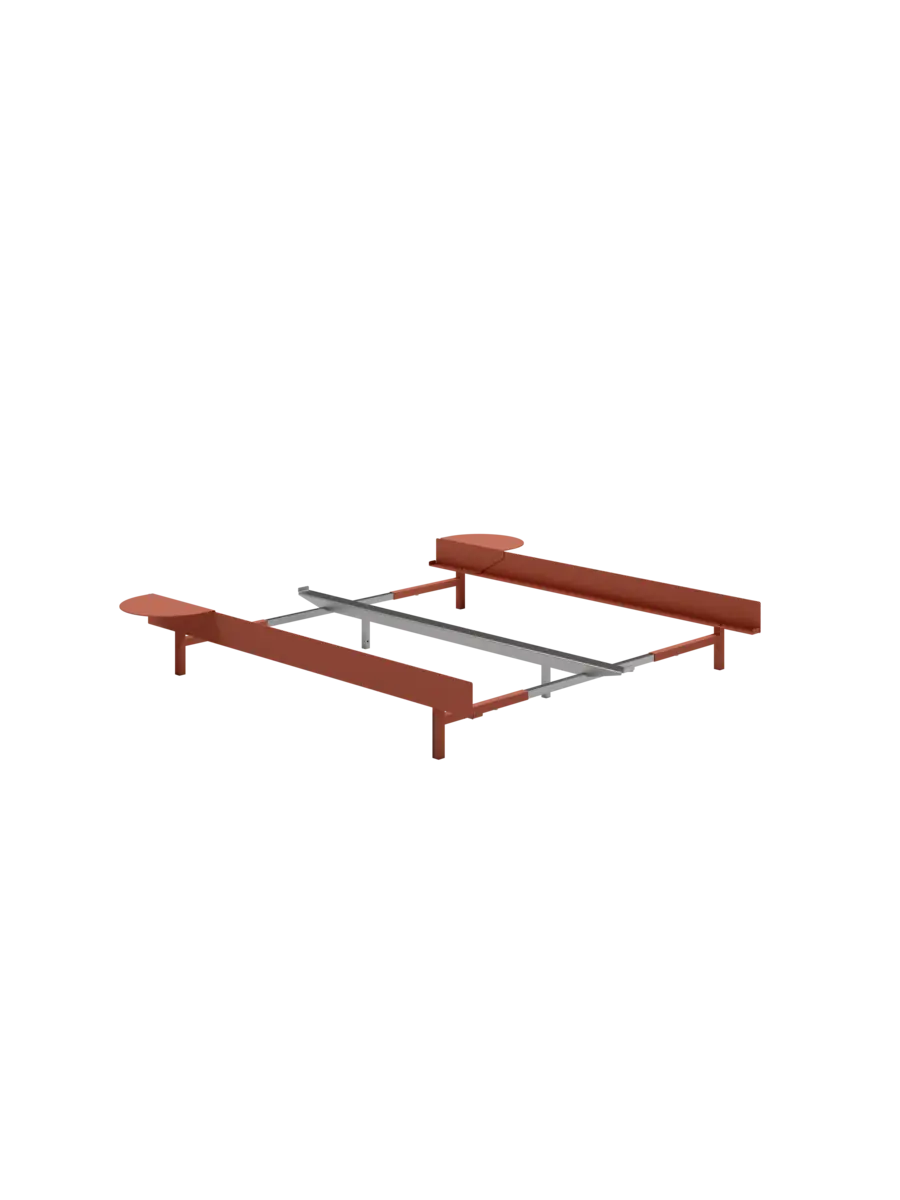 Bed -  Terracotta Low MOEBE