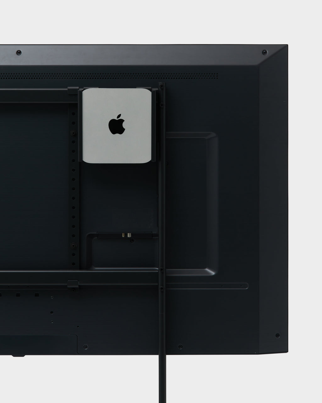 Mac Mini Mount - Charcoal Pedestal