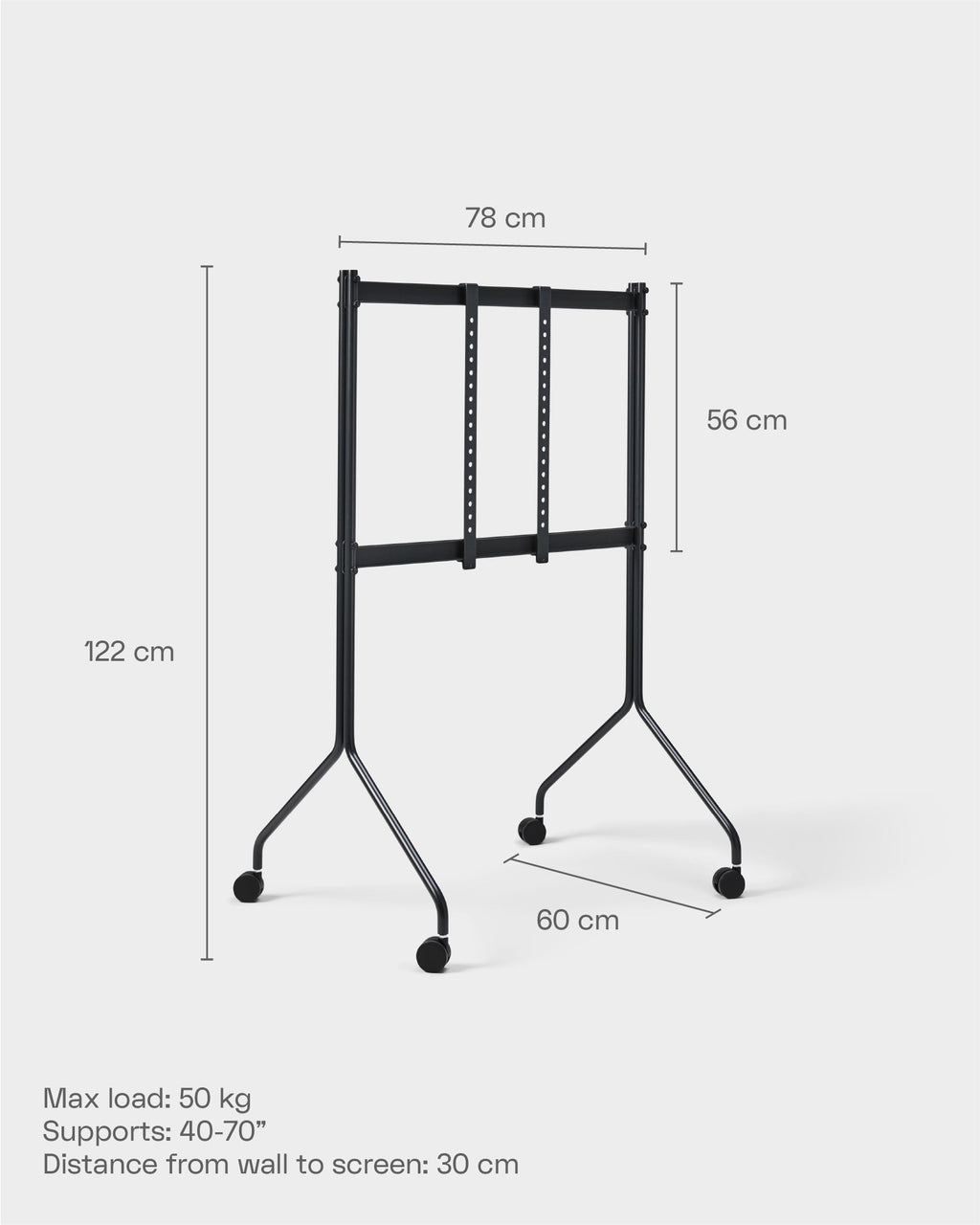 Moon Rollin' Tall - Chrome Pedestal
