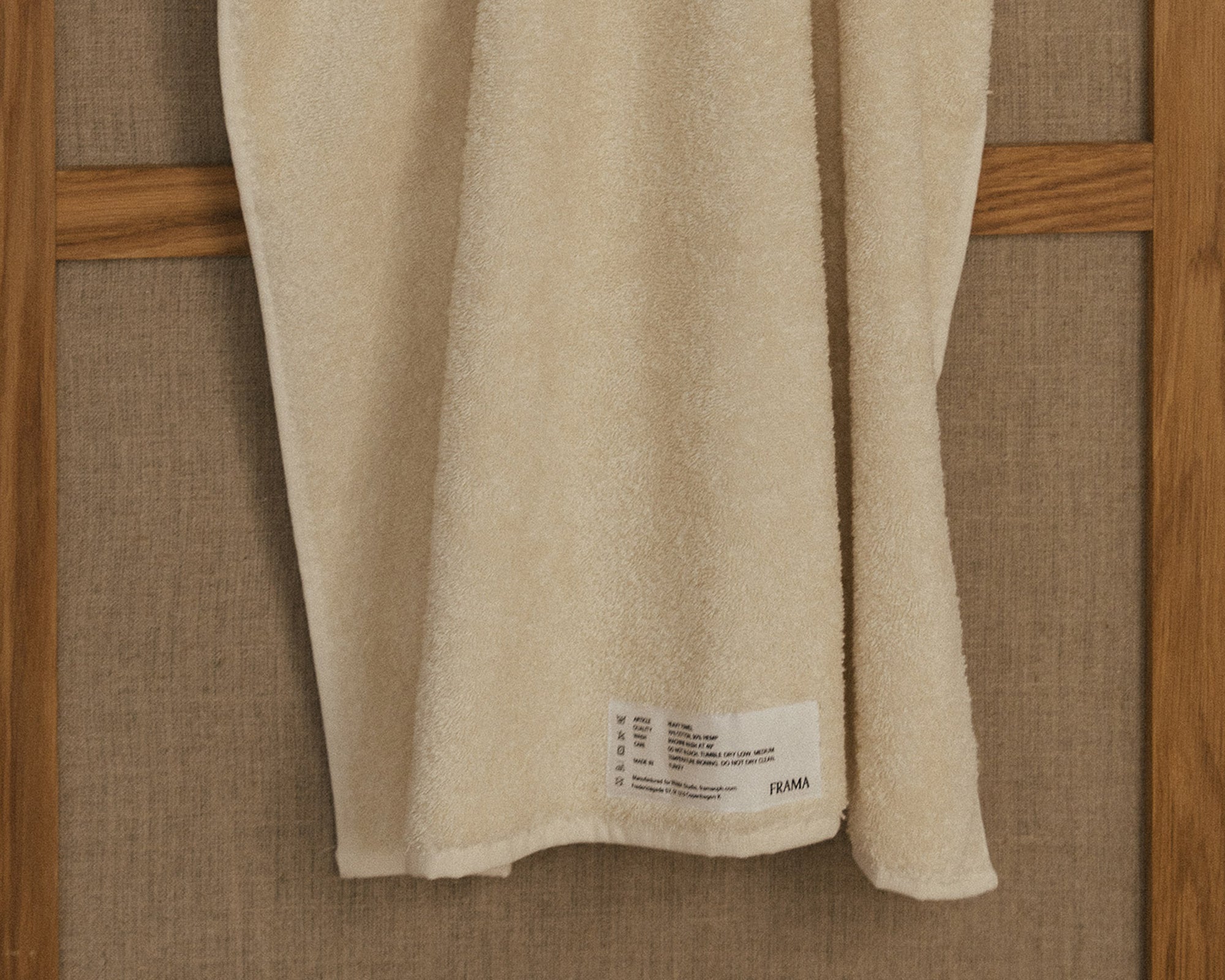 FRAMA - Heavy Towel | Bone White | Bath Towel FRAMA