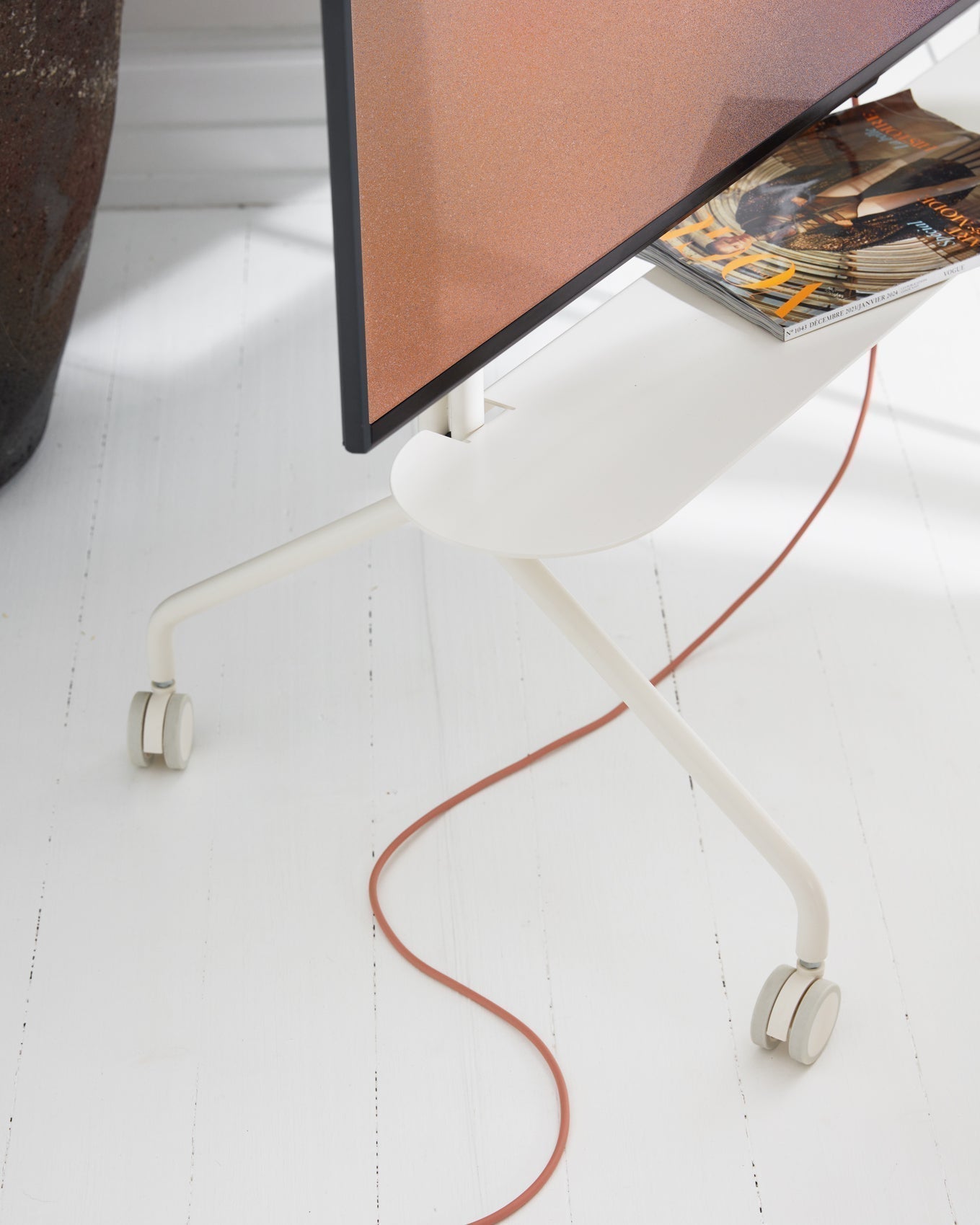 Pipe Shelf - Pearl Pedestal