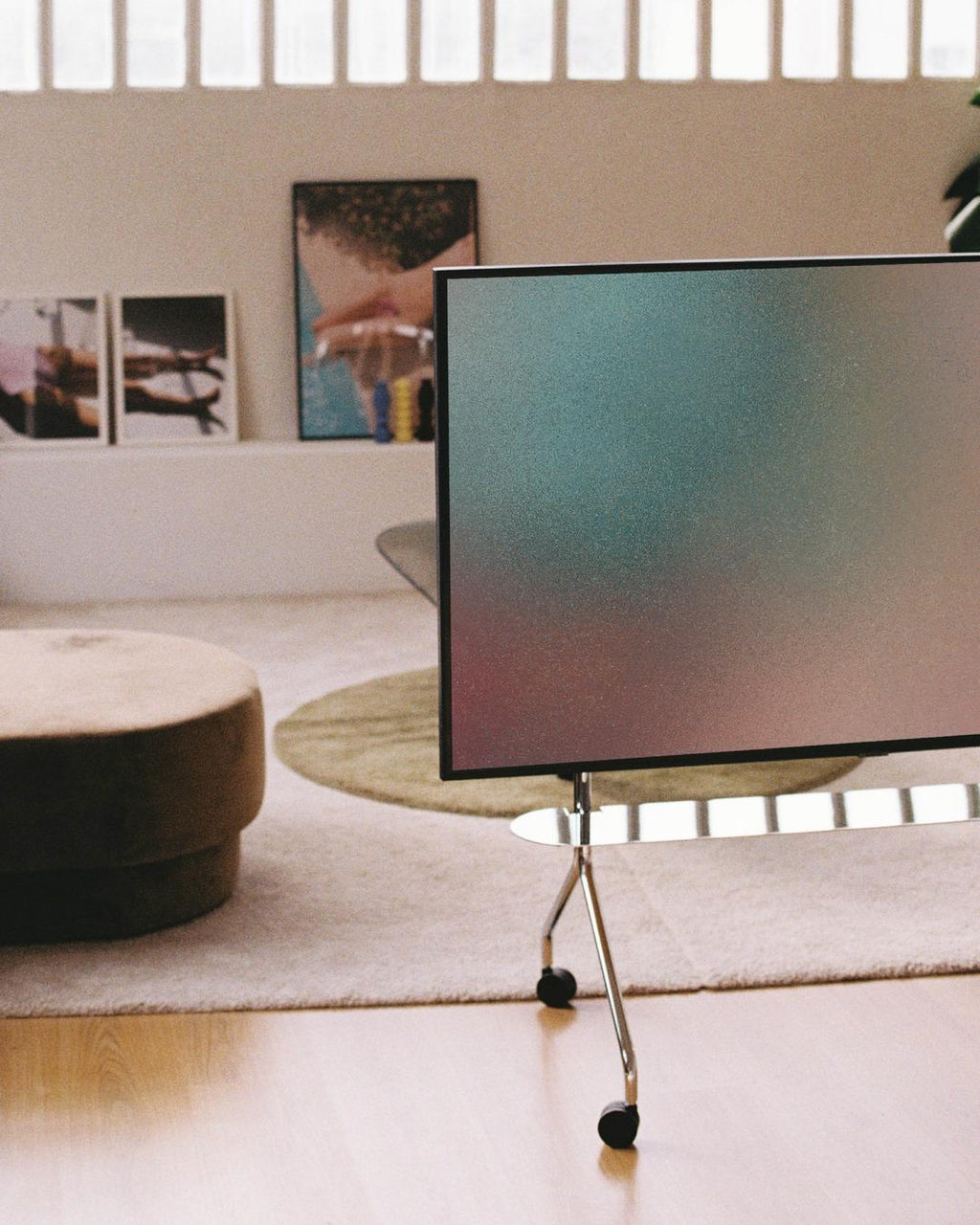 Pipe Shelf - Chrome Pedestal