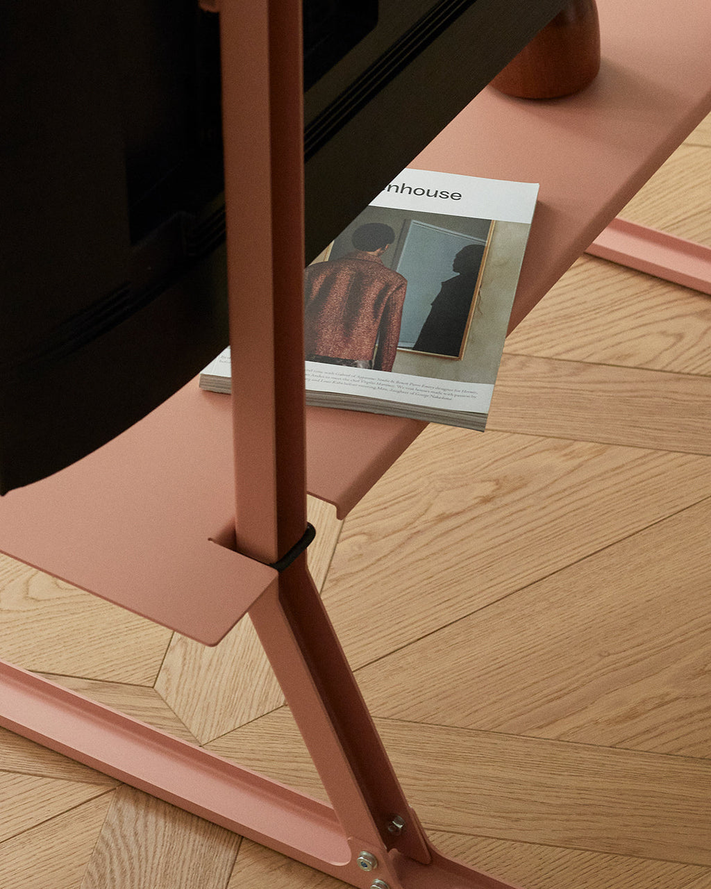 Plate Shelf - Dusty Rose Pedestal