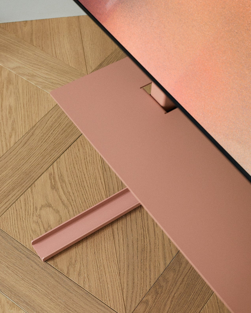 Plate Shelf - Dusty Rose Pedestal