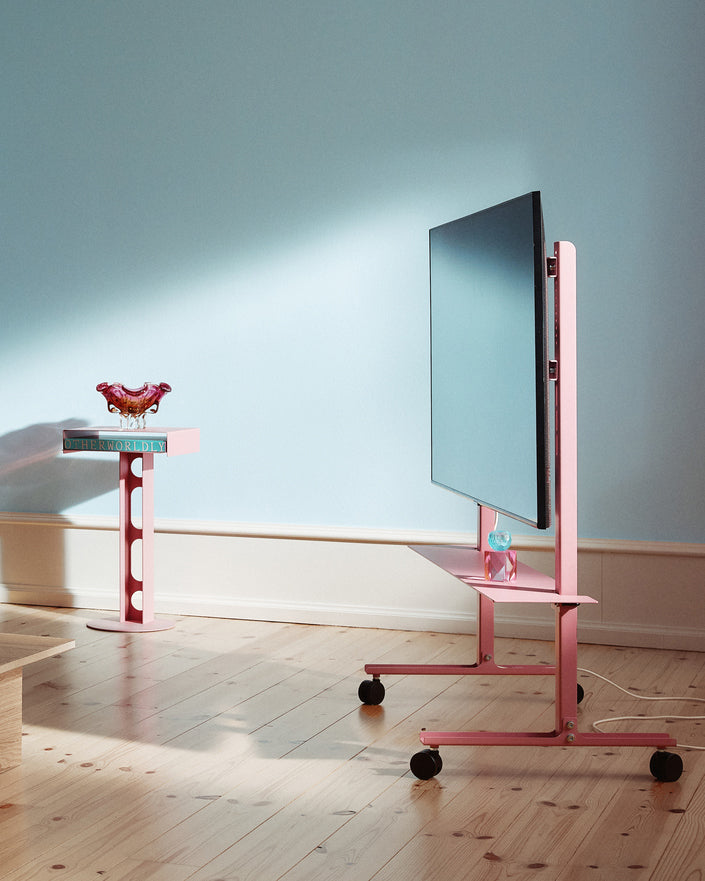 Plate Shelf - Bubble Gum Pedestal