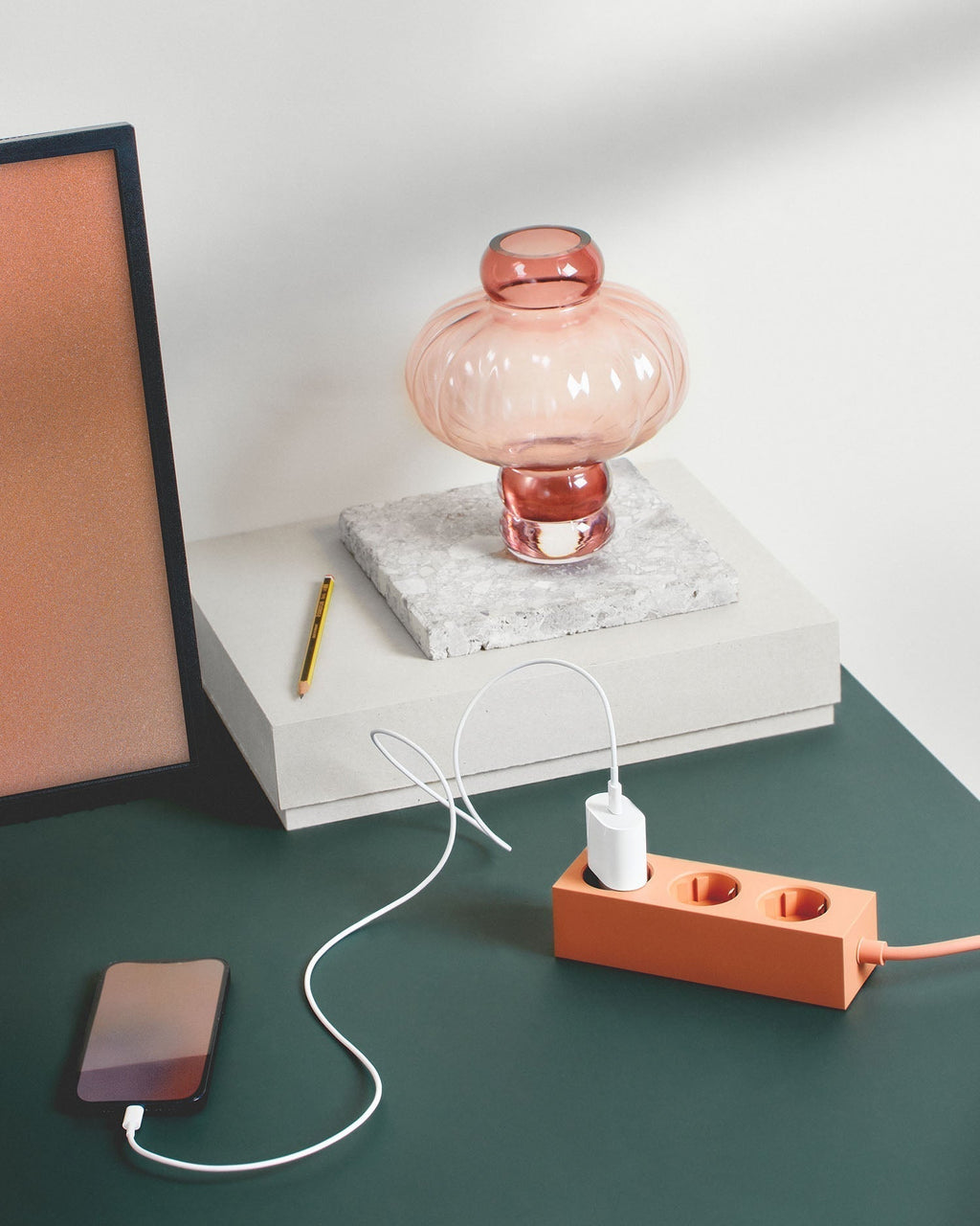 Power Bar 2 meters - Dusty Rose Pedestal