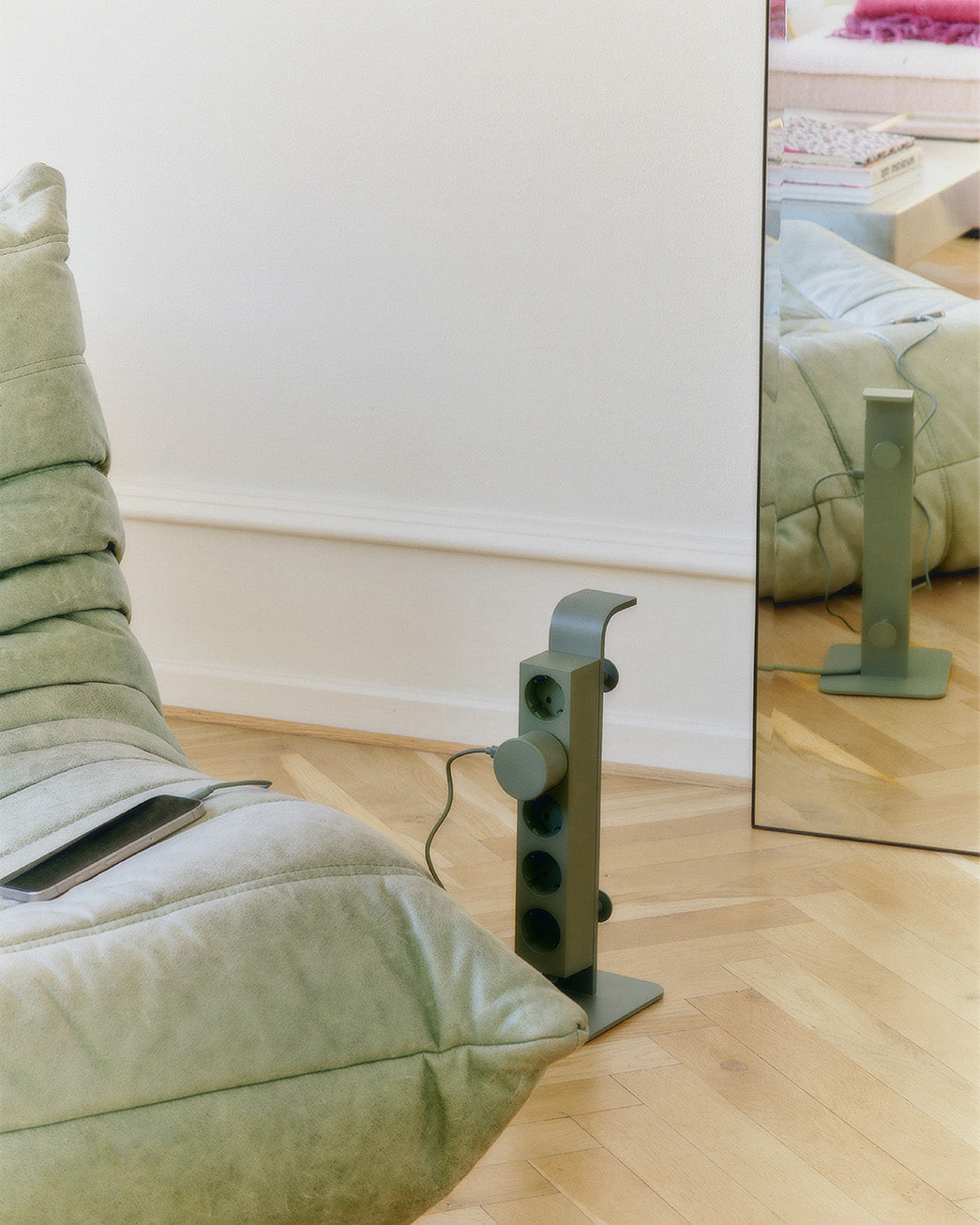 Power Tower - Mossy Green Pedestal