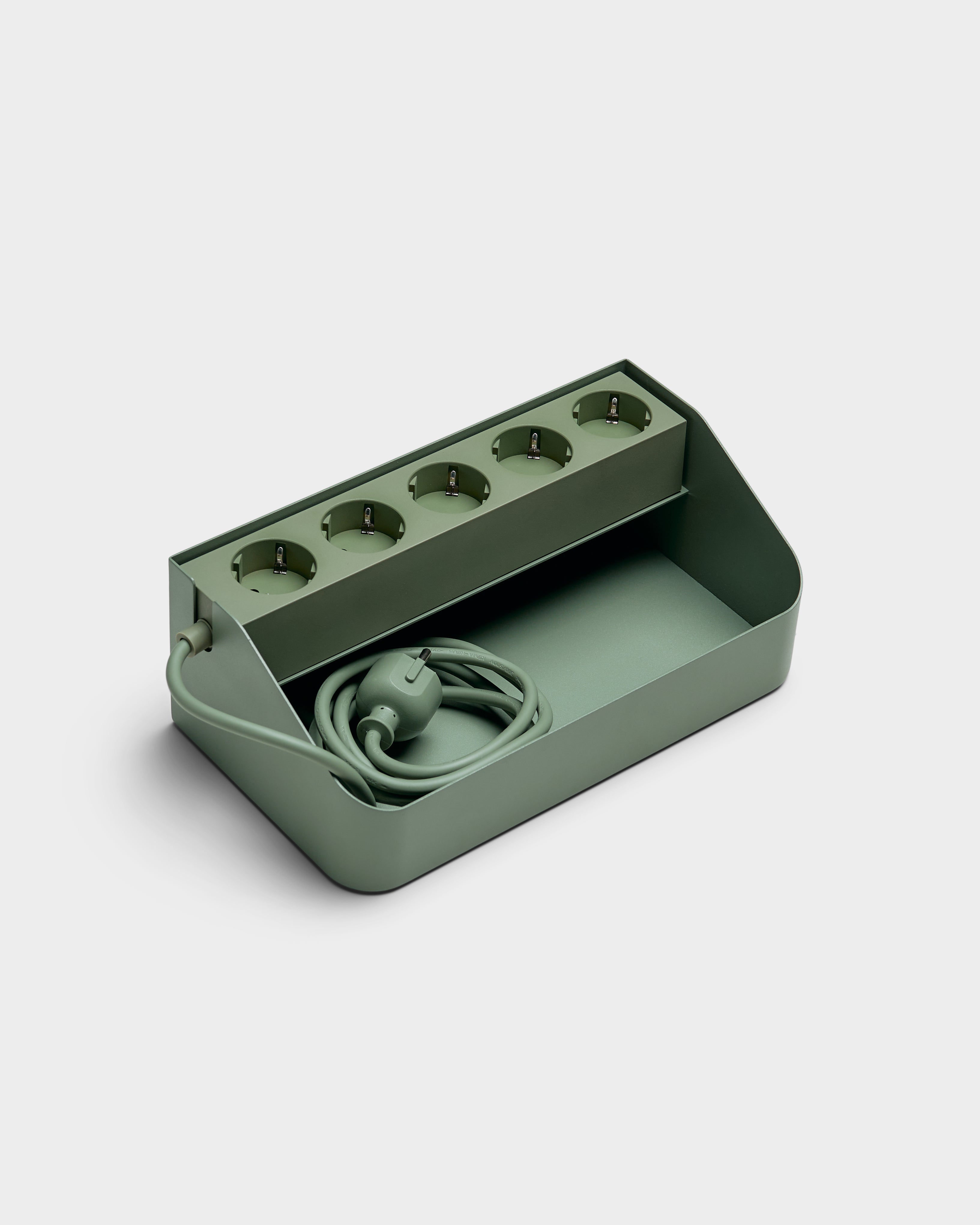 Power Tray - Mossy Green Pedestal