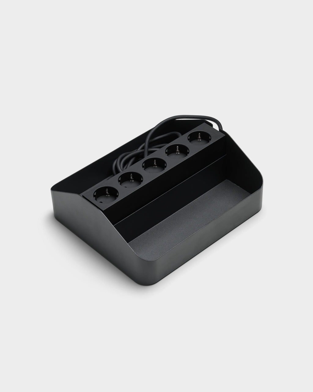 Power Tray Double - Charcoal Pedestal