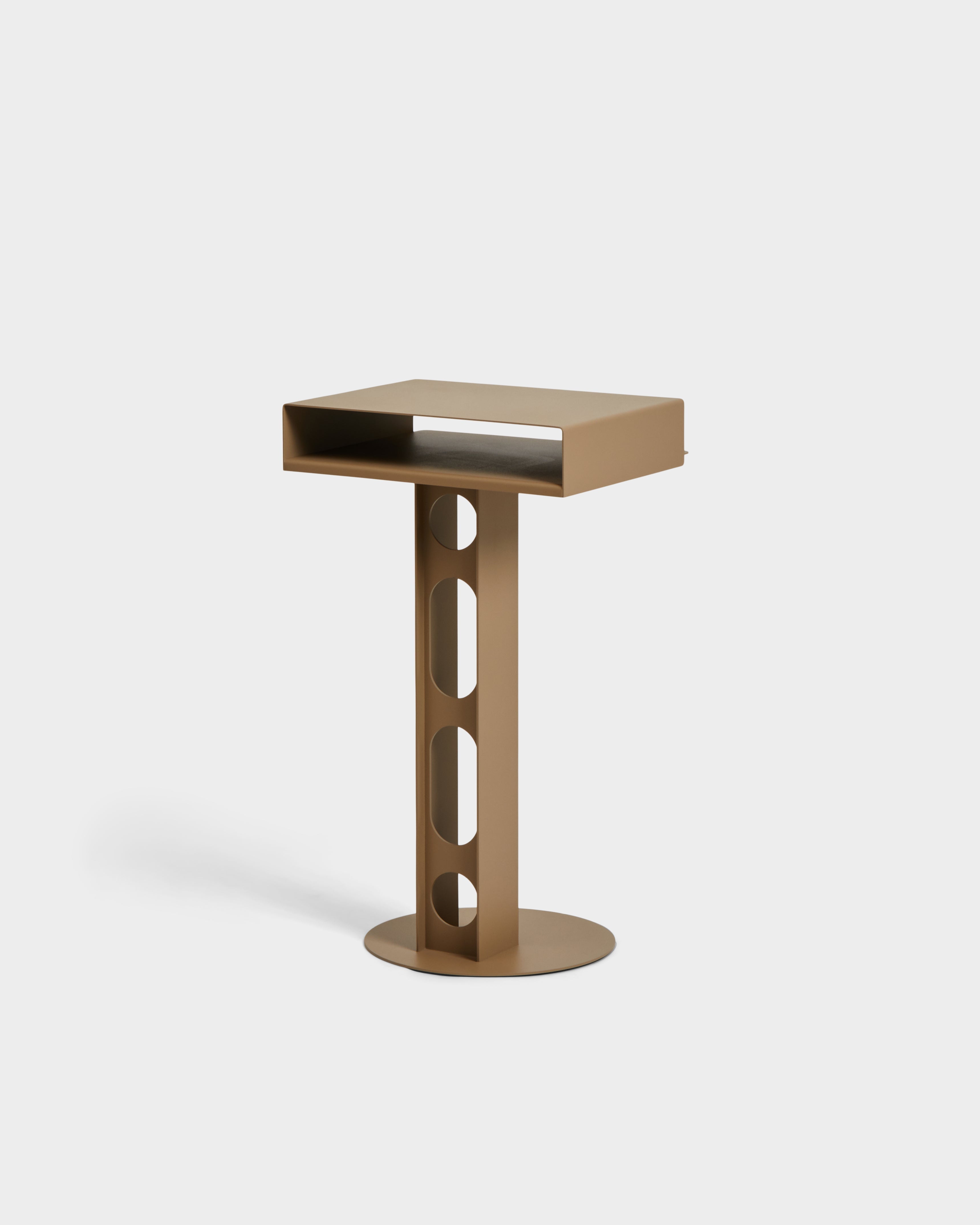 Sidekick Table - Sandstorm Pedestal