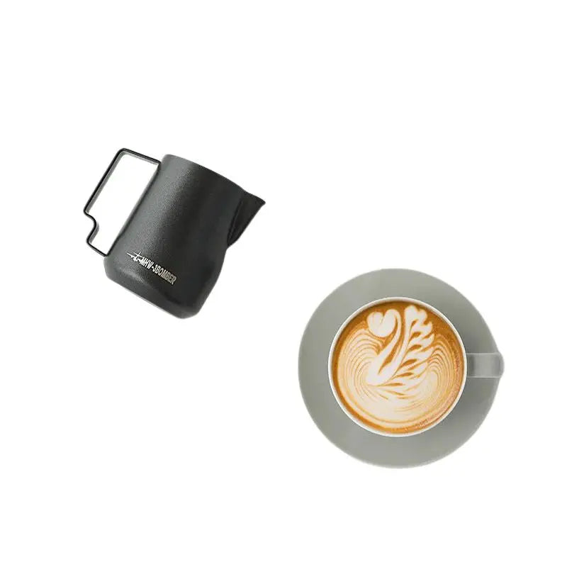 MHW-3BOMBER Turbo Milk Pitcher matt black 350 ml MHW-3BOMBER