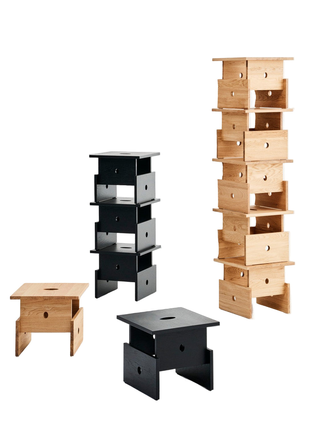 Wood Box Coffee Table  Oak HAY