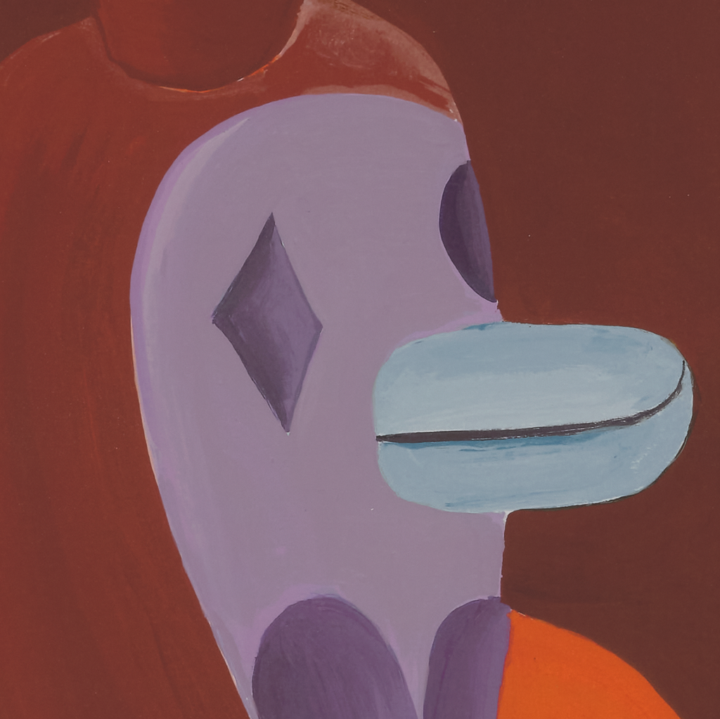 Red Vase For The Blue Daze – Edition