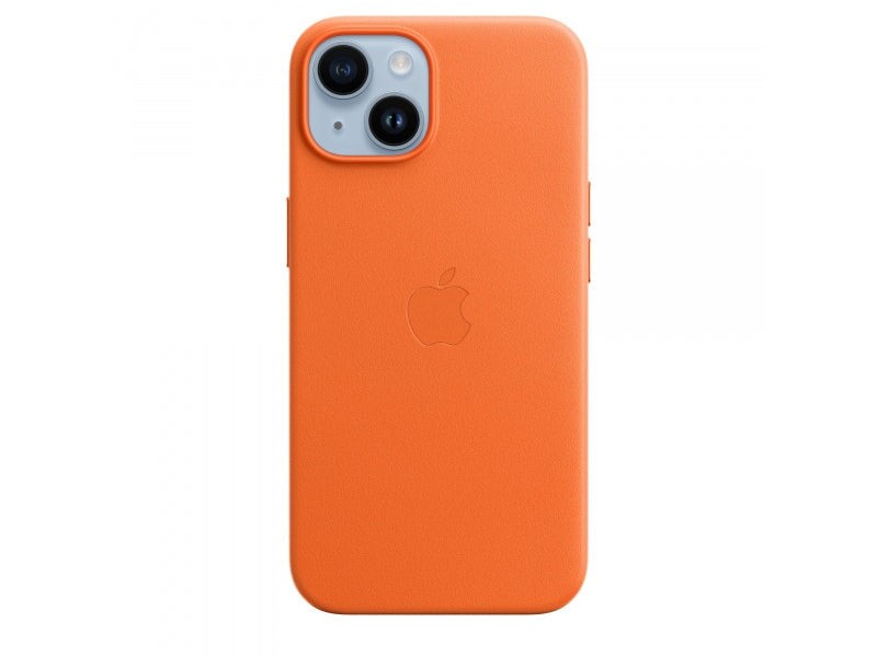 Apple Apple iPhone 14 Leather Case with MagSafe Orange MPP83ZM/A 