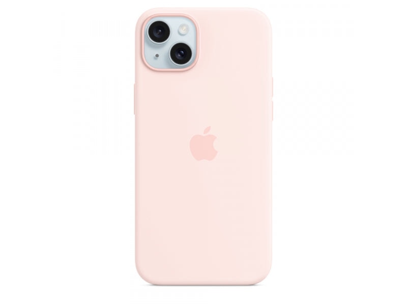 Apple Apple iPhone 15 Plus Silicone Case with MagSafe Light Pink Accessories Mobile Computing 