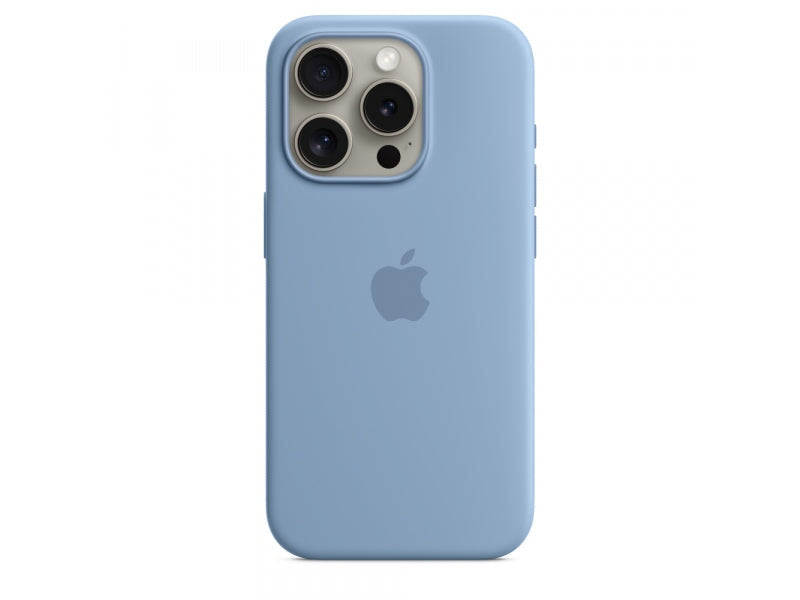 Apple Apple iPhone 15 Pro Silicone Case with MagSafe Winter Blue Accessories Mobile Computing 