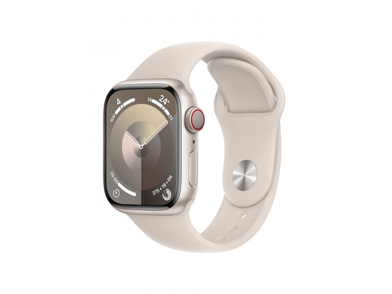 Apple Apple Watch S9 Aluminium 41mm GPS+Cell. Starlight Sport Band S/M Wearables 