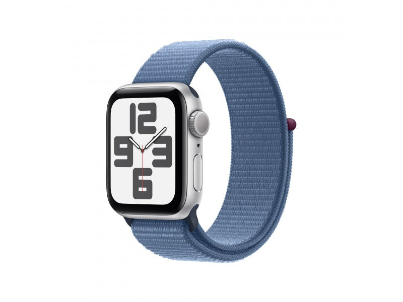 Apple Apple Watch SE Alu. 40mm GPS Silver Sport Band Winter Blue Loop Wearables 