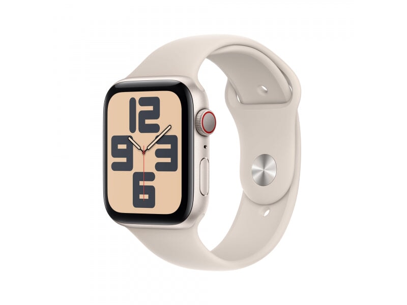 Apple Apple Watch SE Alu. 44mm GPS+Cellular Starlight Sport Band M/L Wearables 