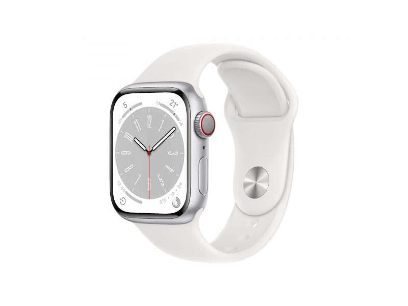 Apple Apple Watch Series 8 Aluminium Cellular 41mm Silber 