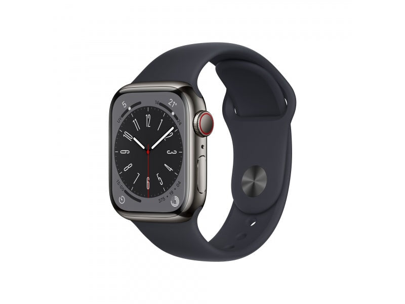 Apple Apple Watch Series 8 GPS+Cellular 41mm Graphite Steel Midnight MNJJ3FD/A 