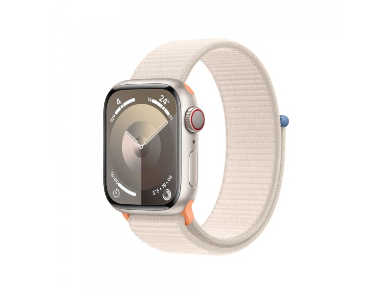 Apple Apple Watch Series9 Aluminium GPS+Cell. 41mm Starlight Sport Loop Accessories Mobile Computing 