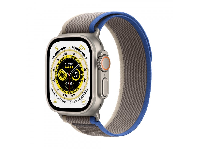 Apple Apple Watch Ultra GPS + Cellular 49mm Titan Blue/Gray Trail Loop MQFV3FD/A 