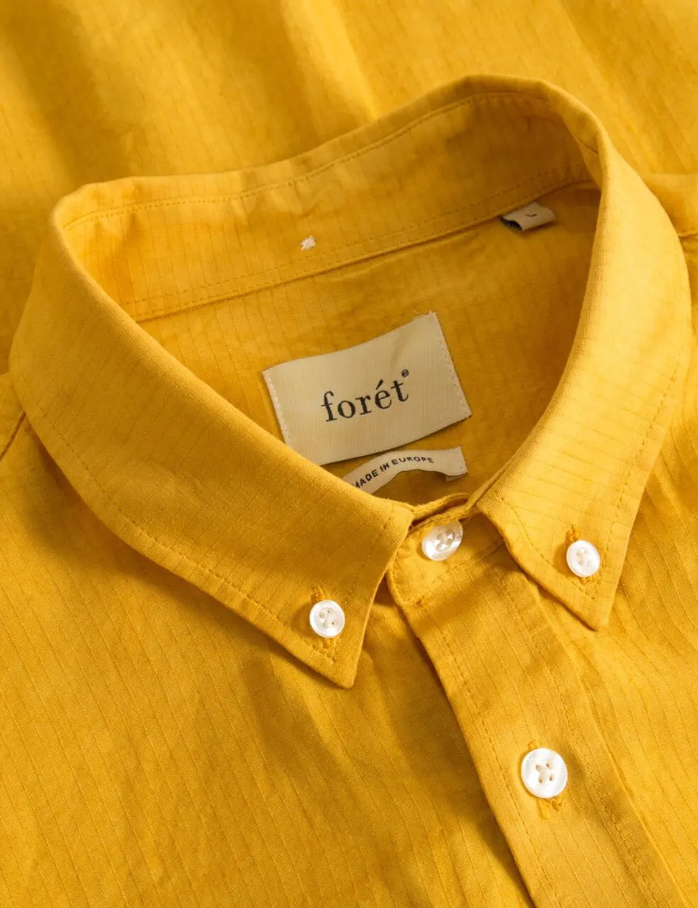 Forét Beam Tencel Ripstop Shirt - Amber Shirts & Tops 