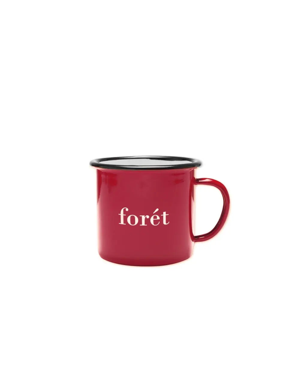 Forét Bean Enamel Mug - Red 