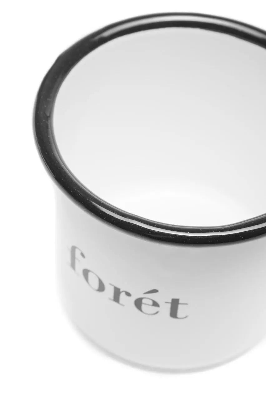 Forét Bean Enamel Mug - White 