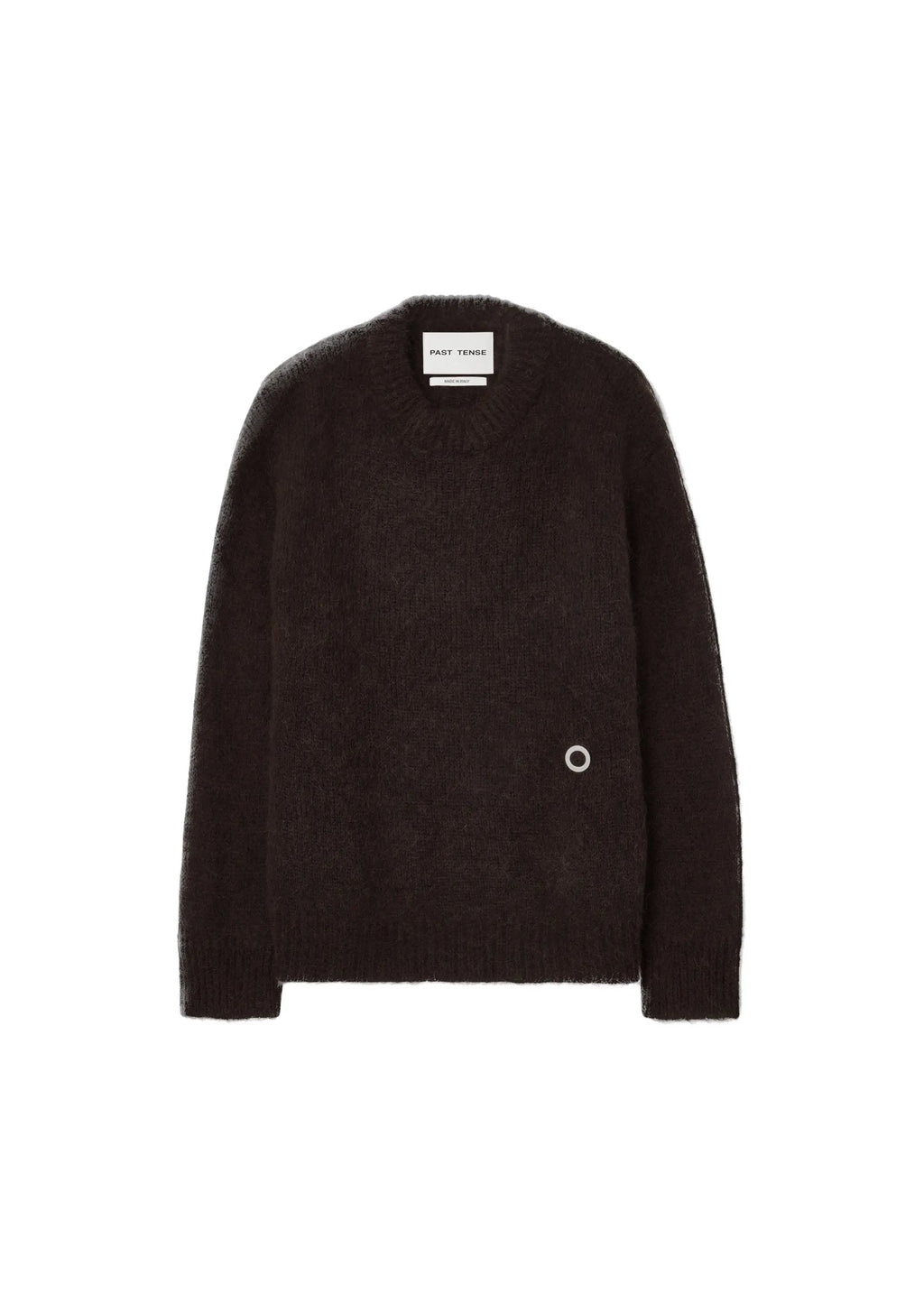 PAST TENSE Brushed Alpaca Crewneck Knit - Taupe 