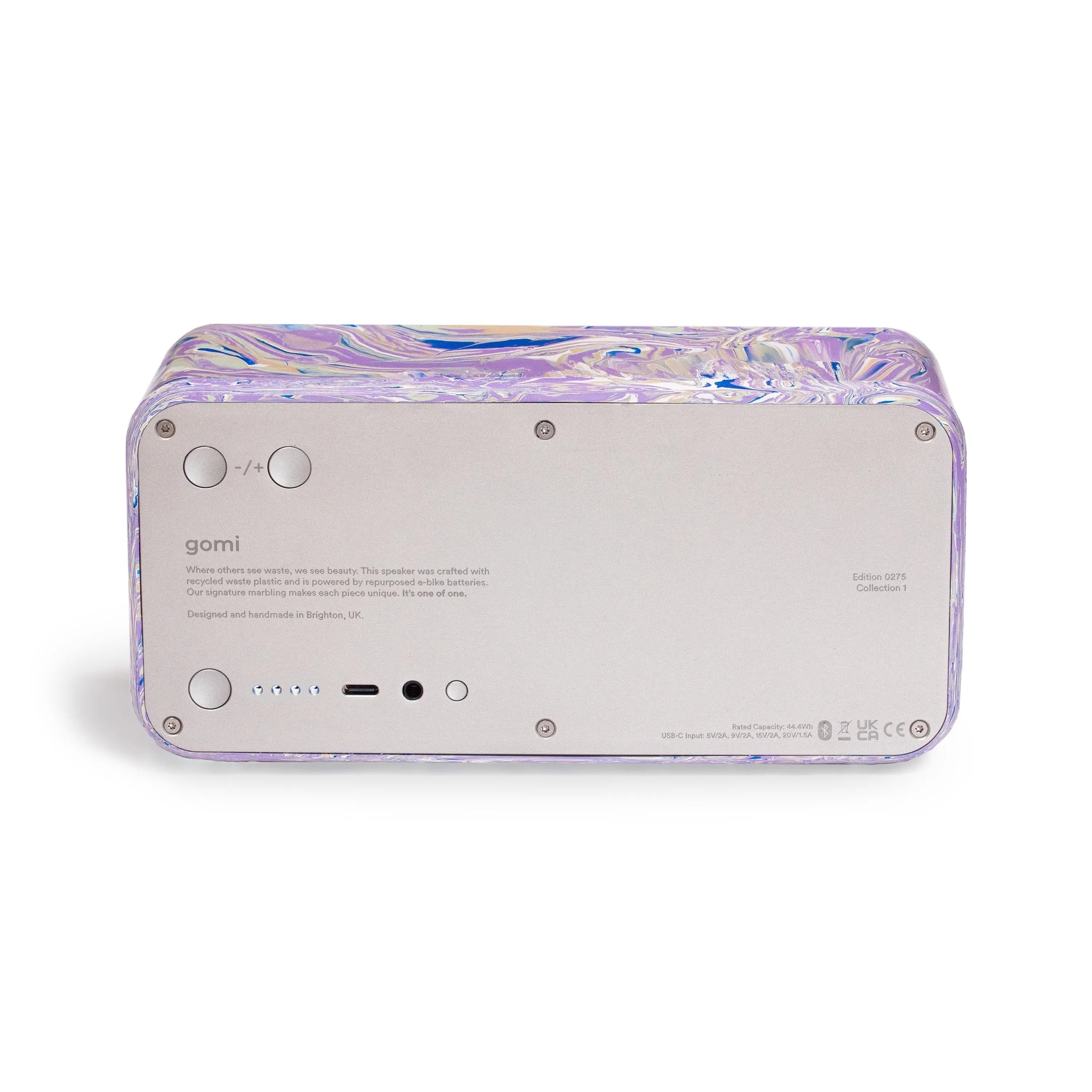 Gomi Design Studio Collection One Bluetooth Speaker - Ultraviolet 