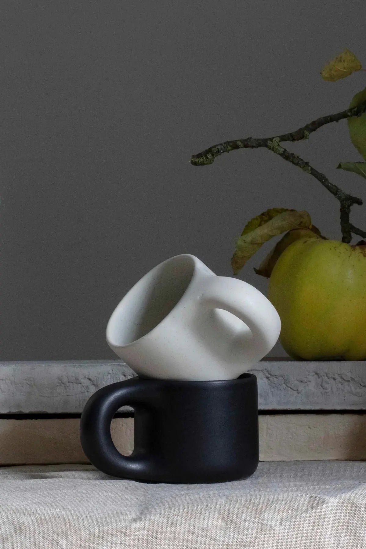 TOOGOOD DOUGH MUG PAIR / CHARCOAL 