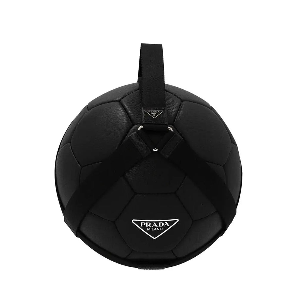 Prada Leather logo ball 