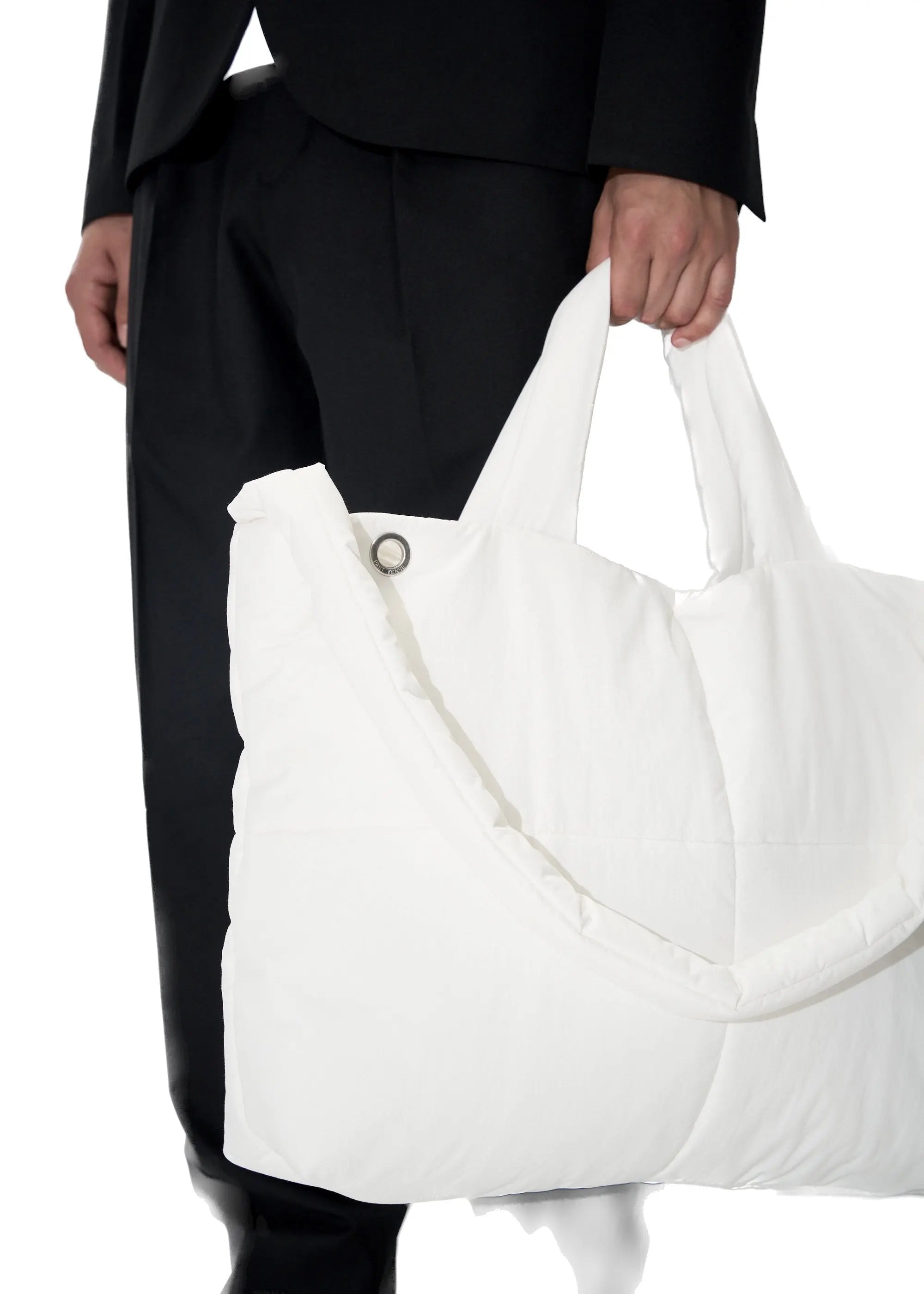 PAST TENSE Nylon Insulated Tote Bag 